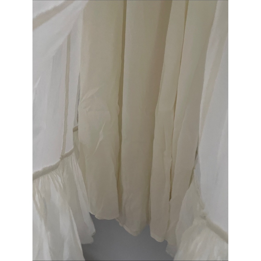 Free People Whisper White Floral Embroidered Maxi Dress OB2270872 Ivory Small - Picture 7 of 13